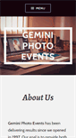 Mobile Screenshot of geminiphotoevents.com